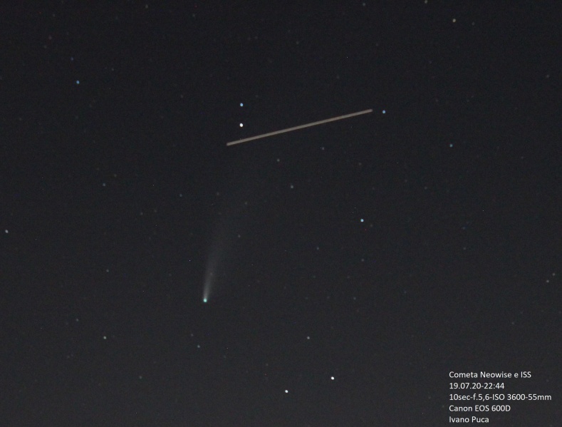File:Cometa Neowise ISS 19.07.20 -22.44 Ivano Puca.jpg