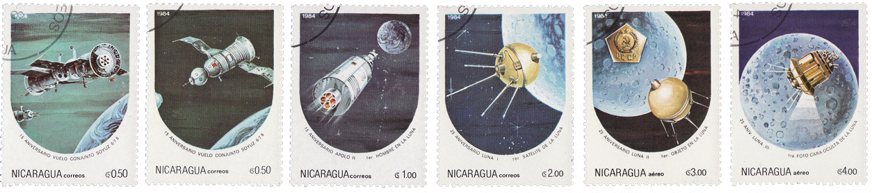 Immagine:Anniversari_Luna_1_2_3_Apollo_Soyuz_-_Nicaragua_1984.jpg
