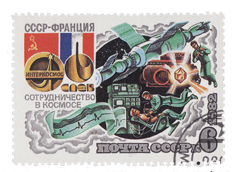 Immagine:Intercosmos_Francia_Soyuz_T6_Salyut_6_Jean_Loup_Chrétien_-_URSS_1982.jpg