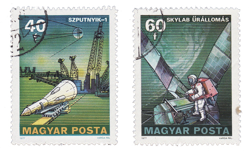Immagine:Ricerche_nello_spazio_Sputnik_1_e_Skylab_-_Ungheria_1977.jpg